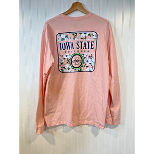 Champion Iowa State Cyclones Long Sleeve Unisex XL Pink, Tropical, Hawiian